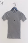 BASERANGE 25 Early Spring Heart T-shirt BAS-TOHS-RB-SP25-BOW BLUE